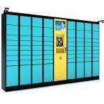 Electronic Parcel Storage Locker Smart Laundry Delivery Locker With Display