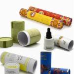 Round Craft Paper Tube Packaging Box  Customized Cosmetic Packaging Container for sale