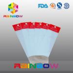 Red OPP Header Bag , Printed Cellophane Bags , Flat Plastic Bags for sale