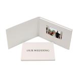 Custom Wedding Music Lcd Video Brochure 300mAh Battery Capacity for sale
