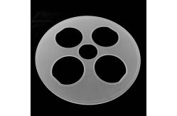 China Fused Machining Quartz Glass Slotted Cnc Parts High Temperature Resistance supplier