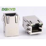 100Mb single port 8 pin modular jack rj45 ethernet connector with isolation RJ45 With Transformer for sale