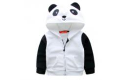 China Embroidered Baby Animal Hoodie / Kids Animal Hoodie With Ears Anti Shrink supplier