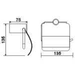 Customizable Toilet Tissue Roll Dispenser Wall Mounted Rustproof Wall Mounted Paper Roll