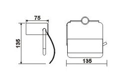 China Customizable Toilet Tissue Roll Dispenser Wall Mounted Rustproof Wall Mounted Paper Roll supplier