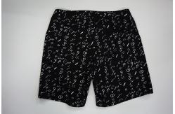 China Custom Made Black Stretch Men Board Shorts Water Repellent Polyester Mid Length supplier