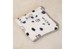 China Cat Sleeping Blanket With Paw Print Dog Cat Soft Fleece Blankets Sleep Mat supplier
