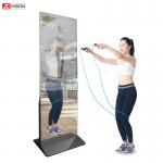 Digital LCD Stand Smart Touch Mirror Advertising Screens 49 55 65inch for sale