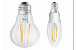 China High Efficiency Filament LED Light Bulbs 4W E27 Office Hotel ECO Friendly supplier