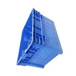 HDPE Turnover Plastic Moving Crate Nestable Logistic 23.6X15.7' for sale