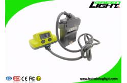 China 530lum 25000lux Corded Led Cap Lamp 13600mAh With OLED Screen supplier