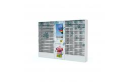 China Customization Stainless Steel Vending Locker With Remote Management Touch Screen For Ads supplier