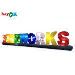Event 2m Inflatable Lighting Decoration Led Alphabet Letter for sale