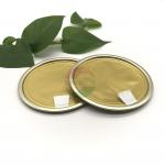 307# 83mm Food Grade Tin Can Easy Open Lid / Tuna Fish Round Metal Cap for sale