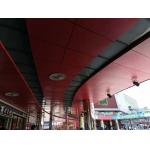 4mm Thick Aluminum Composite Panel Red Coating Commercial Building Decoration for sale