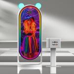 Instant Magic Mirror Photobooth Interactive Party Selfie Photo Mirror Booth With Camera Printer Software for sale