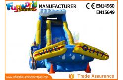China Giant Commercial Inflatable Water Slide / Inflatable Wipe Out Slide supplier