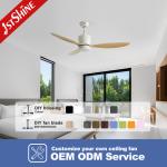 Lighting solutions service 1stshine LED ceiling fan with remote and down rod