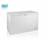 China 352L Manual Defrost Type Deep Chest Freezer With Gray Exterior Color for sale