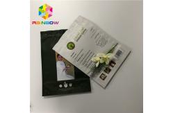 China Kraft Paper Resealable Stand Up Pouches Laminated Aluminum Foil Plastic Bags supplier