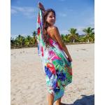 Quick Dry Custom Logo Digital Printed Sublimation Sand Free Microfiber Beach Towel for sale