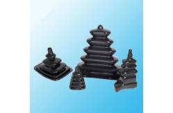 China Tapered Molded Custom 70 Shore A Silicone Rubber Bellows supplier