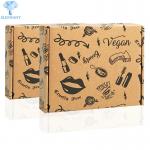 Custom Logo Printed Color Craft Eco Friendly Luxury Corrugated CosmetiC Folding Shipping Boxes for sale