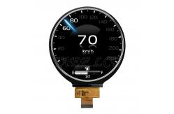 China 4 Inch TFT Automotive Grade Round LCD Display 720x720 Dot MIPI Interface supplier