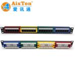 ROHS/CE Certified 48 Port Cat6 STP Patch Panel for Stable Network Transmission for sale