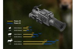 China Multifunctional 1.7um Pitch Thermal Camera Scope With Builtin Rangefinder supplier