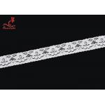 2cm Wide Nylon Elastic Lace Fabric Stretch Lace Trims Ribbon Garment Clothing Accessories Garters Sewing Lace Appliques for sale