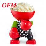 Plastic Popcorn Bowl Tub with Lid Food Grade Plastic Candy Cookie Container Popcorn Bowl Tubs For Movie Theater for sale