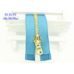 Brass 18 Inch Metal Separating Zipper Polyester Tape For Wallet HS Code 9607110000 for sale