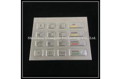 China Vandalism Proof Metal Numeric Keypad For Bank Self Service Equipment supplier