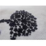 Short Plush Monochrome Flocking Heat Transfer Logo For Clothing Bright Blue Color for sale