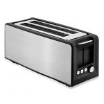 Rectangle Stainless Steel Bread Toaster 4 Slice Long Toaster for sale