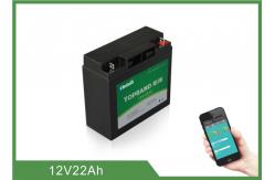 China Deep Cycle Cell 12V 22Ah Lithium Phosphate Battery With Bluetooth Function supplier