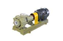 China Standard Impeller Slurry Pump MIP Plastic Lined Fluorine Lined Chemical Pump supplier