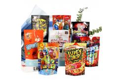 China Heat Seal Resealable Mylar Bag, Custom Zipper Holographic Stand Up Pouch supplier