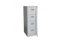 China Office Document Lockable Metal 4 Drawer Filing Cabinet with Locking Bar supplier