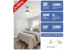 China Decorative Smart Restaurant Ceiling Fans Remote Control Air Conditioning supplier