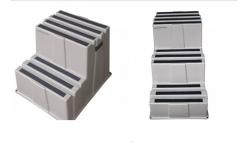 China Plastic HDPE Three Padded Step Stool For Office Factory supplier