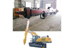 China 20m 25m Telescopic Dipper Arm With Clamshell Bucket Grapple Clamshell Telescopic Arm supplier