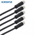 M8 Connector Pollution Degree 3 Threaded Connector With Gold-plated Contact Surface for sale