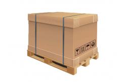 China Custom Pallet Paper IBC Container For Solid Remote Storage Transporting supplier