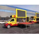 Small Foton Brand Advertising Vehicle Mounted LED Display Euro 6 Led Mobile Digital Advertising Sign Trailer for sale