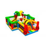 Clown Inflatable Fun City Amusement Park Kids Inflatable Bounce House for sale