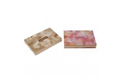 China 6 Pan Empty Eyeshadow Palette / Custom Eyeshadow Case With Mirror supplier