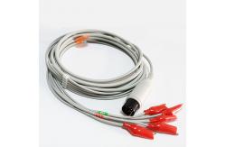 China 6P Dixtal Omnimed Monitor Animal ECG Cable 5 Lead  Grabber AAMI supplier
