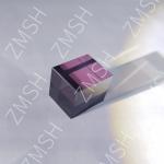 Artificial Cultivation Doped Color Sapphire AL2O3 Customized CZ Method Purple for sale